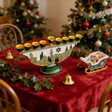 Hand-Painted Jerusalem Holy City Menorah: Light Up the Spirit of the Sacred City