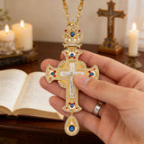 Jesus Cross Diamond-Encrusted Necklace: A Sacred Statement of Faith