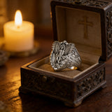 Archangel Michael Steel Titanium Ring——Giving us the strength and courage to move forward