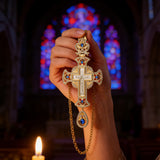 Jesus Cross Diamond-Encrusted Necklace: A Sacred Statement of Faith