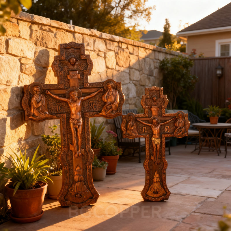 A Sacred Presence for Your Home: Hand-Carved Orthodox Cross