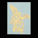 Luxury Religious Jesus Virgin Mary Gold Plated Copper Mobile Phone Decorative Sticker