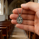 The Good Shepherd Sterling Silver Necklace - Sacred Symbol of Christ's Loving Care - John 10:14