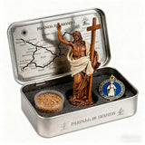 “He Is Risen” — Hand-Carved Boxwood Jesus Resurrection Statue | Symbol of Hope, Faith & New Life