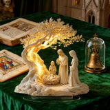 ✨ Nativity Tree of Life Acrylic Desktop Decor: A Christian Symbol of Christmas Grace & Eternal Roots