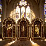 Joseph Arch Wooden Tabletop Arrangement