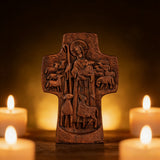 Good Shepherd Wooden Cross: A Religious Gift of Endless Care & Guidance