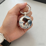 Jesus in Prayer Keychain: Carry His Presence Wherever You Go
