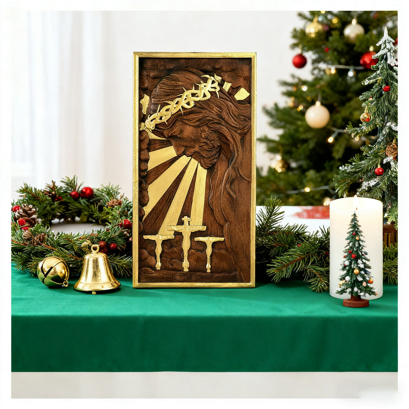 Plaque commemorating Good Friday, remembering the meaning of Jesus' crucifixion