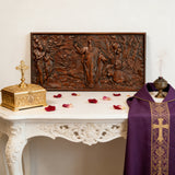 Creation of the World Wood Art: A Sacred Narrative in Warm Beechwood