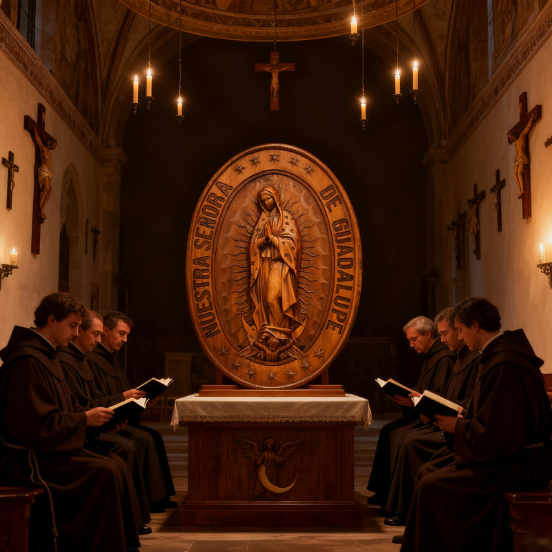 Vintage Colorful Our Lady of Guadalupe Wood Carving 🎨🪵 - Patron Saint of the Americas & Unborn Children 🙏🛡️