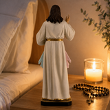 Divine Mercy Jesus Resin Statue – A Sacred Symbol of Faith, Grace & Protection