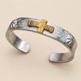 Mayan Tribal Totem Cross Bracelet