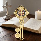 St. Benedict Key Pendant: A Symbol of Protection & Faith