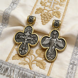 Handcrafted Double-Sided Redemption: Archangel Michael Guardian Cross Pendant