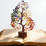 7 Chakra Crystal Tree | Natural Healing Stone Decor