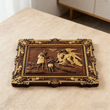 The Baptism of Christ Hand-Carved Wooden Wall Art: A Sacred Tribute to New Life