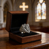 Archangel Michael Steel Titanium Ring——Giving us the strength and courage to move forward