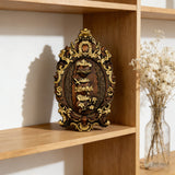 Three Sacred Hearts of the Holy Family Wall Hanging Art work Personalized Religious Gift wooden decor