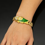 St. Jude Cuban Link Bracelet | Religious Hip-Hop Jewelry