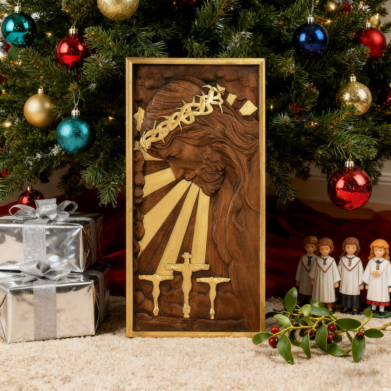 Plaque commemorating Good Friday, remembering the meaning of Jesus' crucifixion