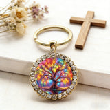 Tree of Life Round Pendant & Keychain: A Symbol of Growth, Connection, and Vibrant Life