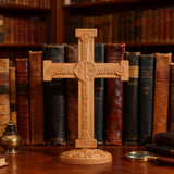 Beechwood Orthodox Double-Sided Crucifix: Carry His Redemption Close, In Every Moment