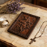 Assumption of Mary Hand-Carved Wood Wall Art: A Tribute to Heavenly Glory