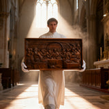 Last Supper Religious Carving Icons Personalized Gifts Wood Carving Religious Wood Wall Art