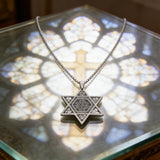 Stainless Steel Star of David Jewish Necklace: A Timeless Symbol of Heritage & Faith