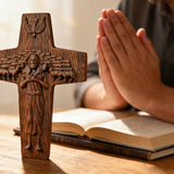 “Good Shepherd” Jesus Shepherd Wooden Wall Hanging
