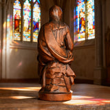 Bruges Madonna Statue: Hand-Carved Beechwood, Woven With Faith and Story