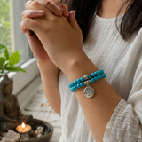 Turquoise Tree of Life Bracelet – Symbol of Faith, Growth & New Beginnings