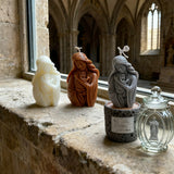 Virgin Mary holding the infant Jesus craft candle