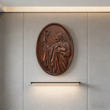 Jesus der Hirte Holzschnitzerei Wanddekoration - Endlose Sorgfalt und Anleitung