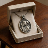 The Good Shepherd Sterling Silver Necklace - Sacred Symbol of Christ's Loving Care - John 10:14