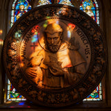 St. Francis of Assisi Patron Saint of Animals Religious Icon - Natural Wood Wall Decoration Hanging Souvenir