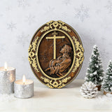 The Prayer in Gethsemane Solid Wood Carving: Find Steady Strength in His Sorrow