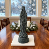 Our Lady of Lourdes Scented Candle: A Sacred Glow of Devotion & Tranquility