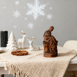 Michelangelo's Madonna and Child of Mercy Wooden Tabletop Arrangement