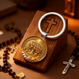 Wealth Tree of Life Keychain: A Christian Symbol of God’s Provision & Abundance