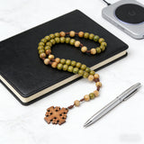 Natural Wood Rosary: A Sacred Token Woven From Faith & Creation