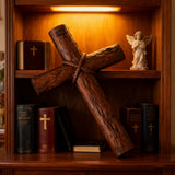 Wooden Spiral Cross: A Symbol of Christ's Sacrifice & Unity