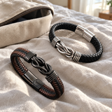 Men’s Infinity Knot Braided Bracelet – 21cm | Symbol of Loyalty & Enduring Connection