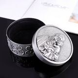 Divine Essence in a Box, Devout Heart through the Years - The Virgin Mary and Infant Jesus Jewelry Box