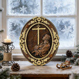 The Prayer in Gethsemane Solid Wood Carving: Find Steady Strength in His Sorrow