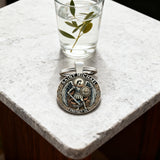 Saint Michael Defender Glass Keychain: Carry His Protection in Your Pocket