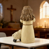 The Good Shepherd Resin Figurine: "The Lord is My Shepherd" ✨🙏
