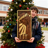 Plaque commemorating Good Friday, remembering the meaning of Jesus' crucifixion