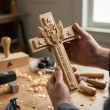 Hand-Carved Beechwood U.S. Air Force Cross — A Symbol of Faith, Service & Sacrifice